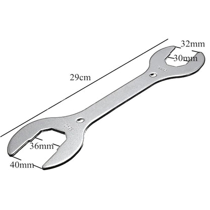 Framgaffel headset skiftnyckel 30 32 36 40 mm stål skiftnyckel för cykel reparationsverktyg