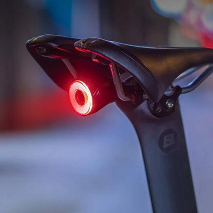 Cykel Bakljus, Intelligent Bromssensor LED Bakre Cykelljus USB Uppladdningsbar